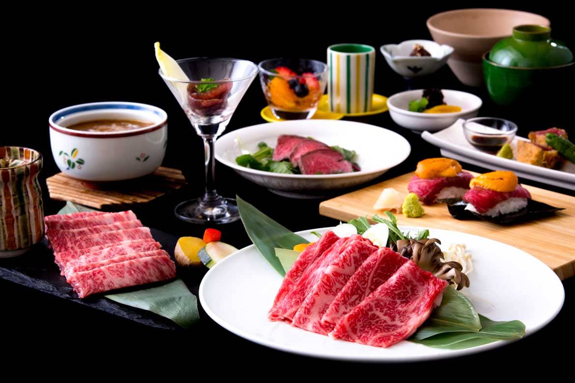 上質な神戸牛を味わえる懐石料理