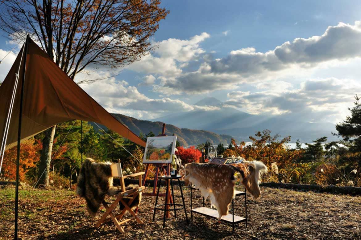 星のや富士、富士北麓の自然とアートを堪能する秋限定「富士グランピングアート滞在」1日1組限定で提供