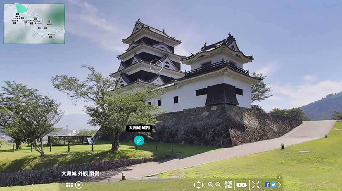 どこでも観光気分。日本初のまち丸ごと体験。「NIPPONIA HOTEL 大洲 城下町オンラインまち歩き」公開