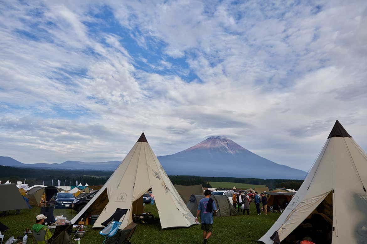 富士山のふもとで絶景を望むキャンプイベント「KINTO CAMP supported by GO OUT」に30組60名を招待！