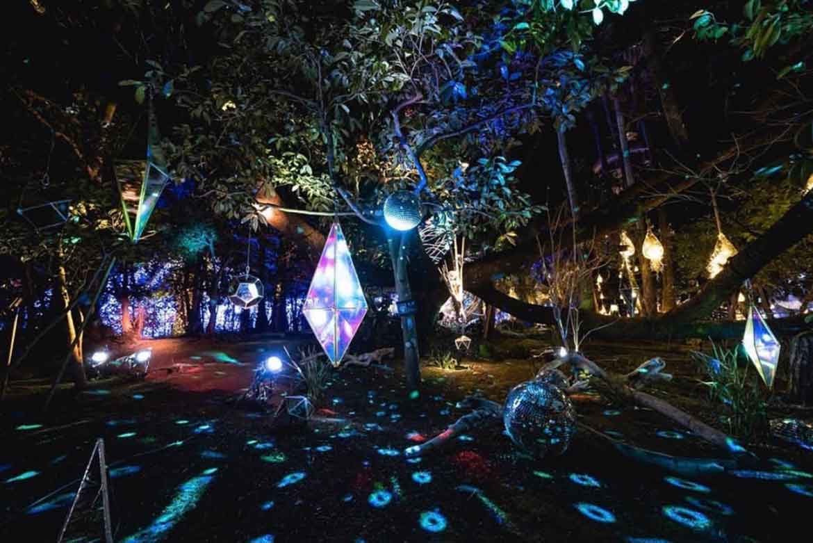 岡山県津山市の名勝「衆楽園」で光×アートのイベント「つやま夢灯り庭園」ＧＷより限定開催