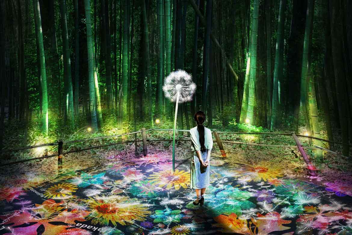 京都・嵐山に、平和の祈りを届けるアート『DANDELION PROJECT』嵐山花灯路内で期間限定展示