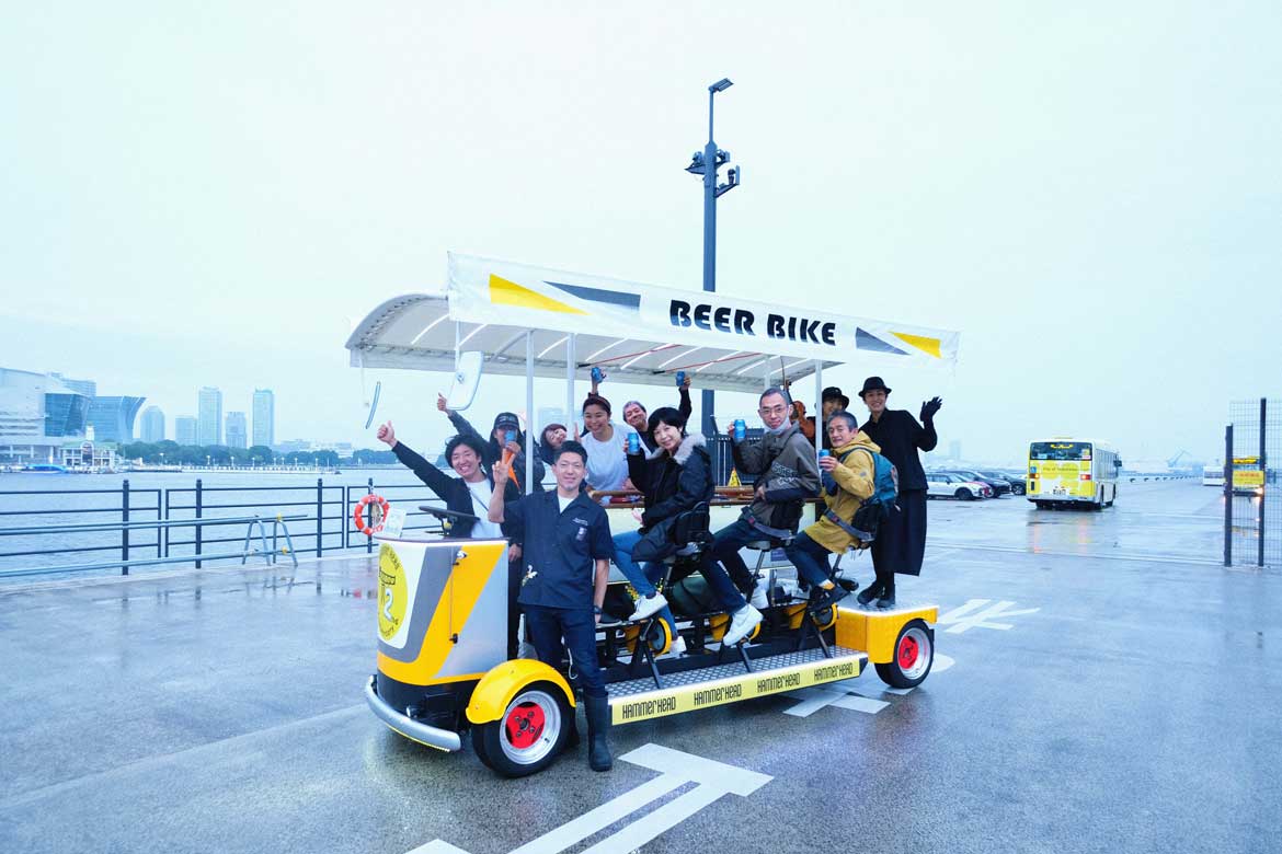 横浜のクラフトビール醸造所・ビアバーを巡る「ビアバイクツアー」開催」