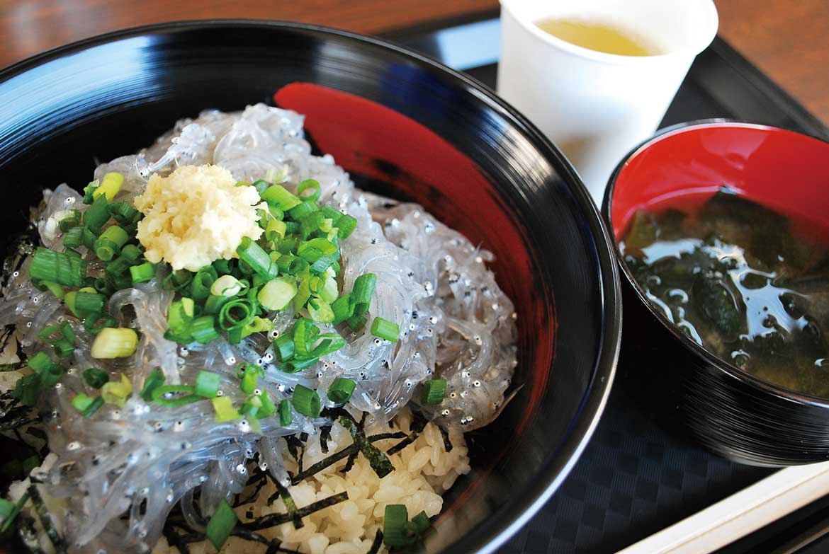 海産物の宝庫！食通がうなる「海鮮（まぐろ、しらす、桜エビ）」