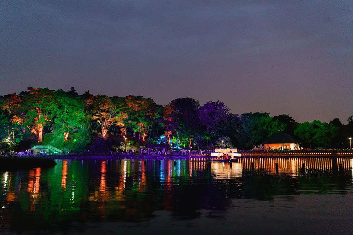 光と音楽で心弾むアートな非日常空間を。「YohaS 2022 Blooming NIGHTS」千葉公園にて開催