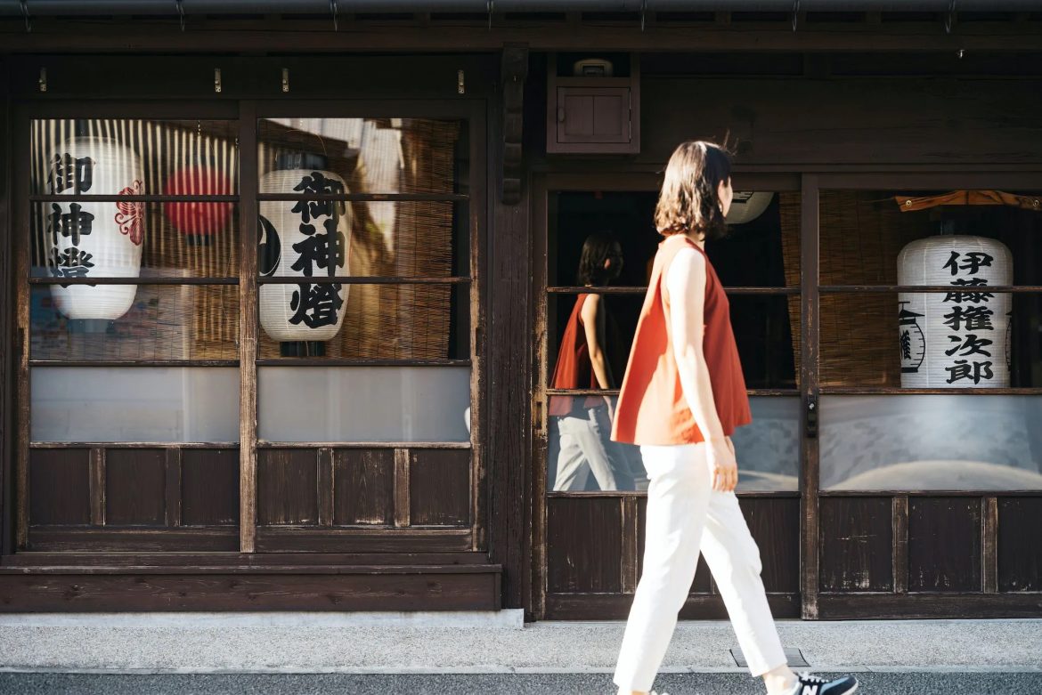 歴史的な八女福島の街をのんびりと散策