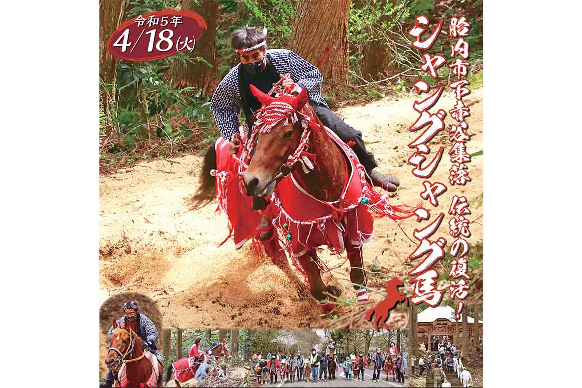 伝統の復活！新潟県胎内市「シャングシャング馬」4/18開催
