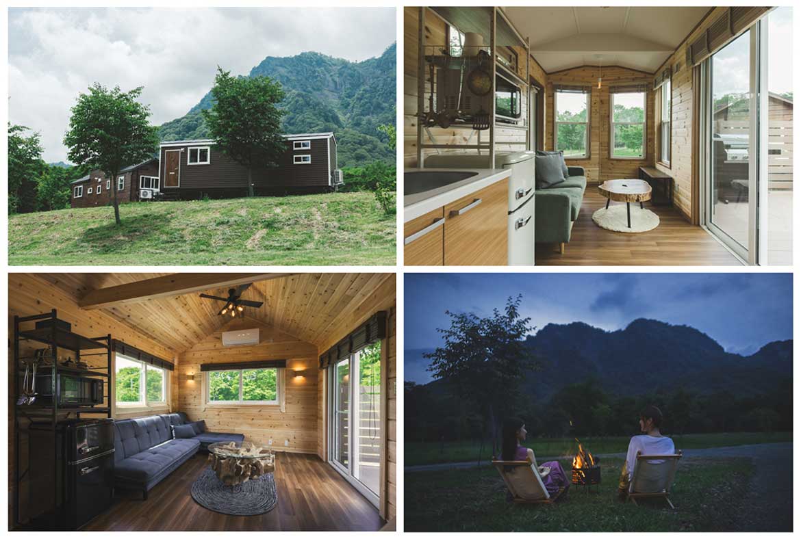 妙高戸隠連山国立公園内「戸隠キャンプ場」、トレーラーハウスの宿泊施設が新規オープン
