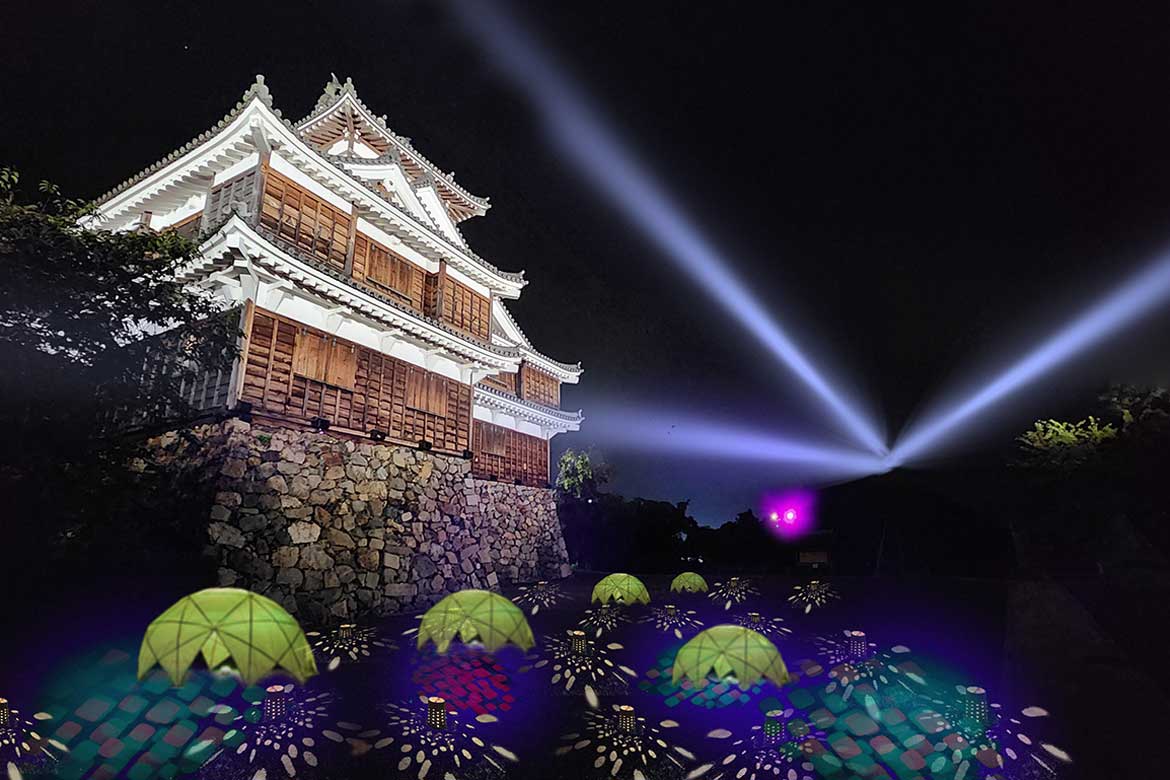 福知山城で秋の夜を“あそぶ”光と音の祭典「福知山イル未来と2023～夜をあそぶ～」開催