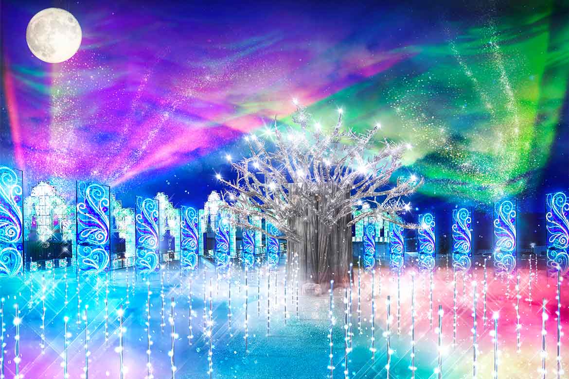 ラグナシアに天空の幻想庭園が登場！「Tree in the sky～天空に宿る生命（いのち）の光」開催