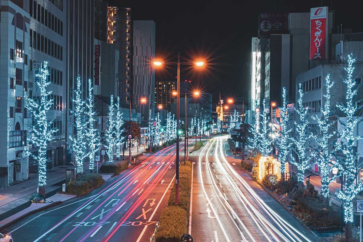 福岡・久留米の街を彩る！第19回くるめ光の祭典「ほとめきファンタジー」開催