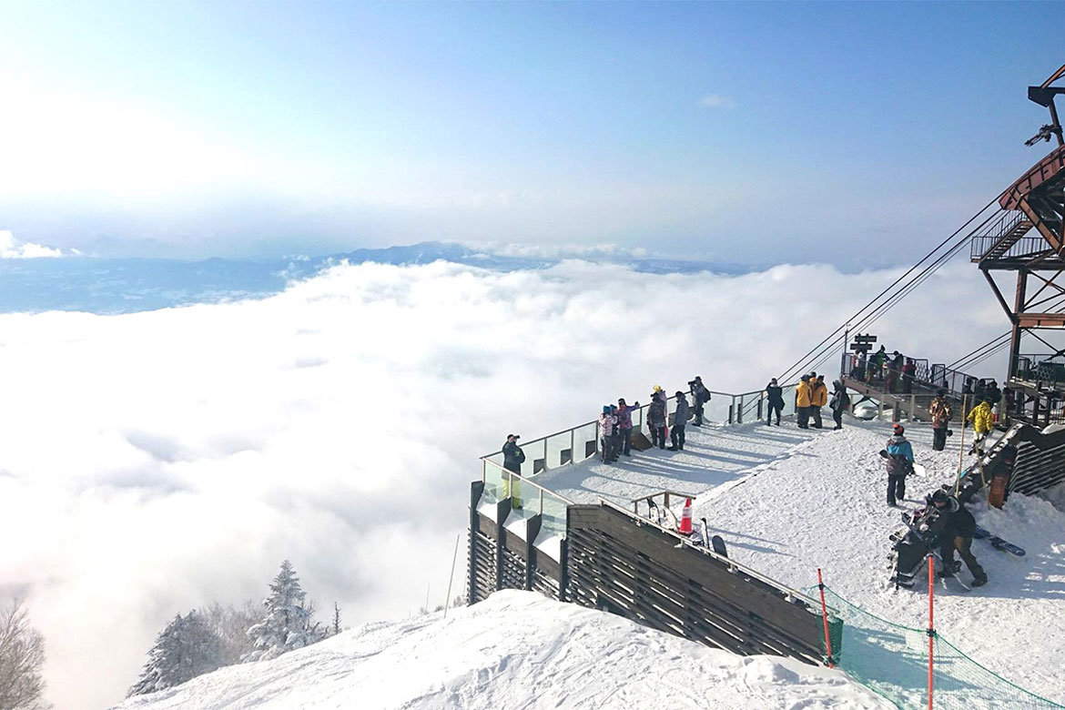 長野県の竜王マウンテンリゾート「SORA terrace」、冬の絶景に出会う観光プランがスタート