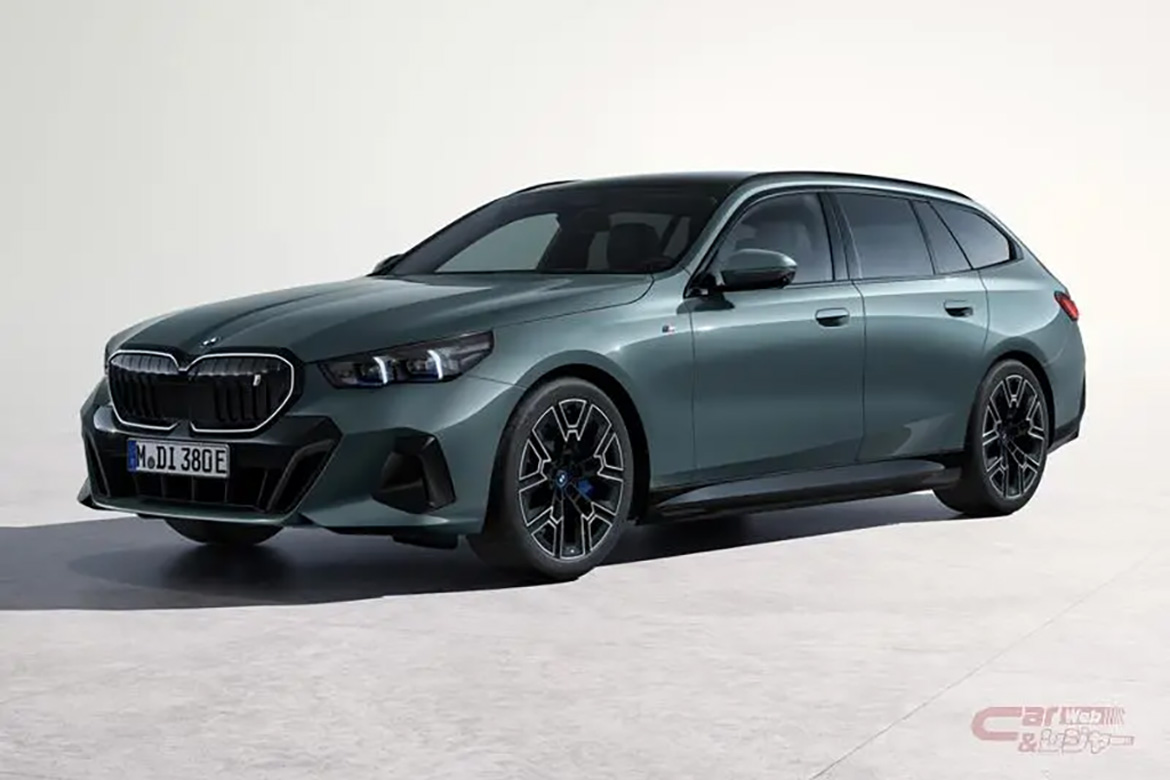 BMW、新型「5シリーズ ツーリング」発表 ツーリング初のバッテリEV「i5」をラインナップ All   EV・電動車   新車情報