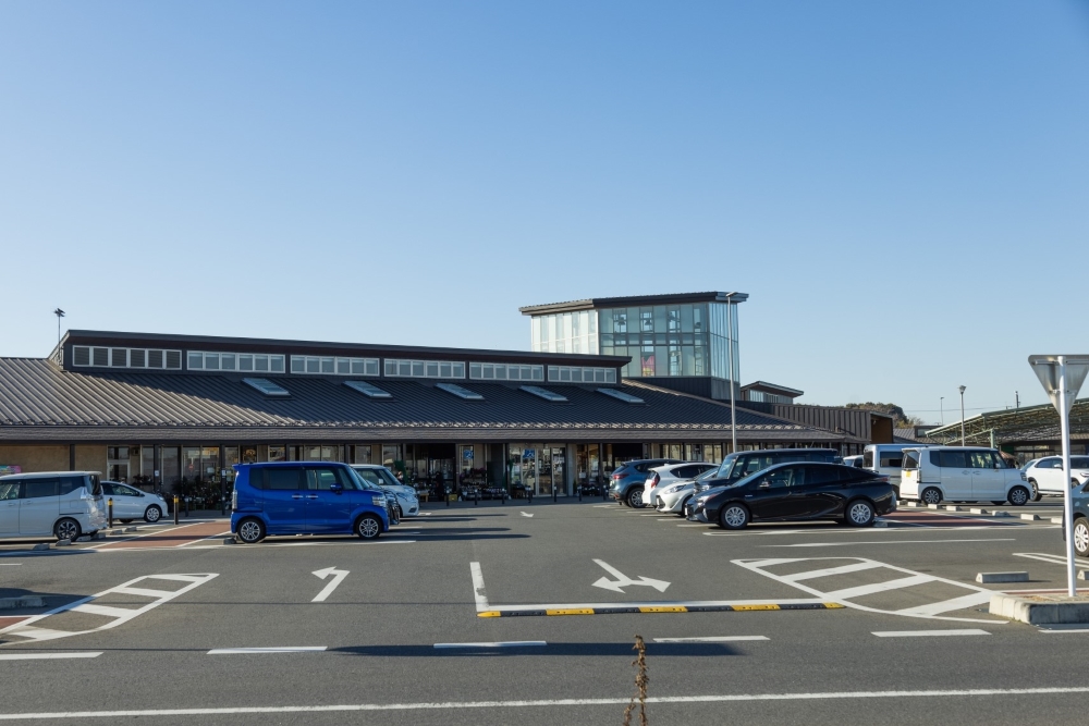 道の駅 まくらがの里こが【銘茶のさしま茶で一息】