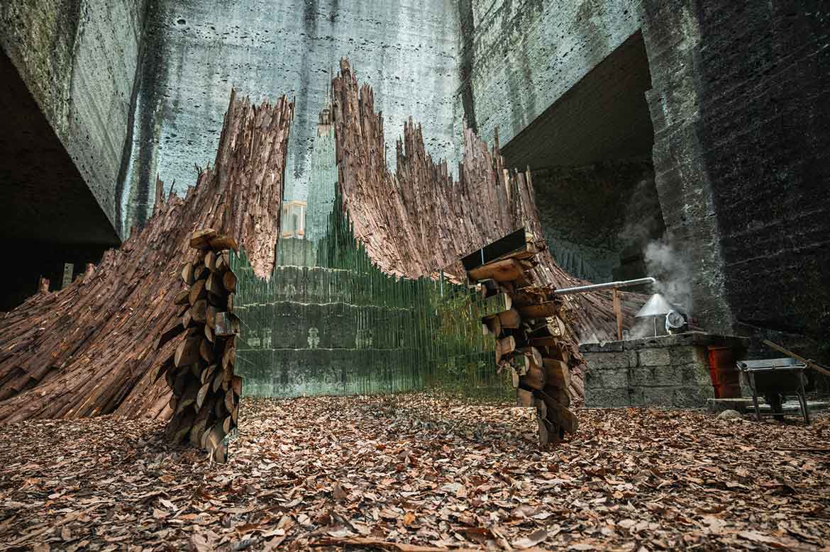 宇都宮・大谷の地下空間に、“常設”の体験型アートインスタレーション「元気炉」が出現！