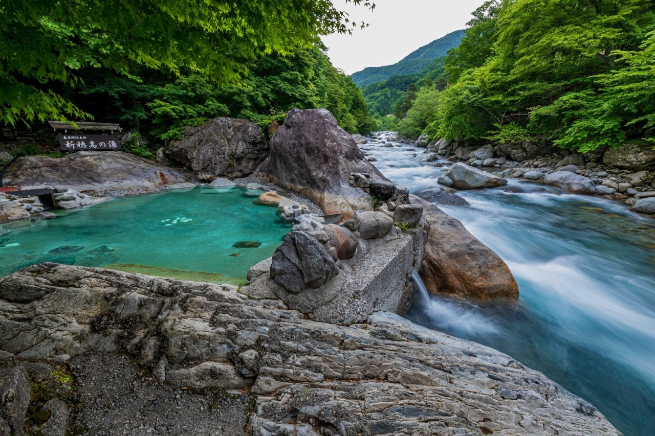 期間限定の風物詩。川沿いの解放感がたまらない!