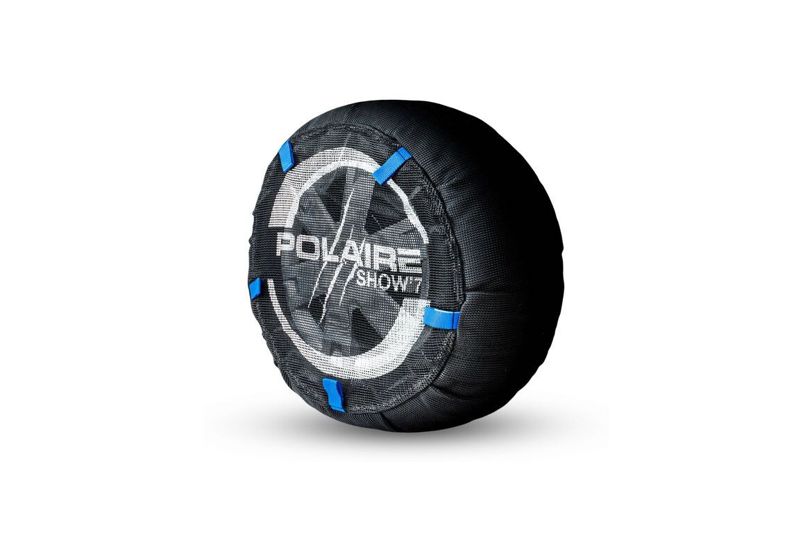 幅広い車種に対応!雪道のドライブをサポートする布製タイヤチェーン「POLAIRE SHOW’7」販売開始