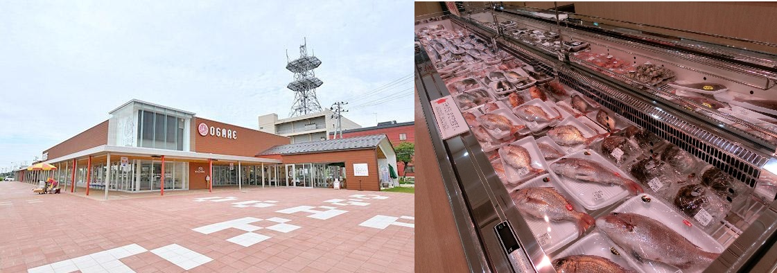 地元グルメとお土産がぎゅっと詰まった、男鹿の玄関口 / 道の駅おが