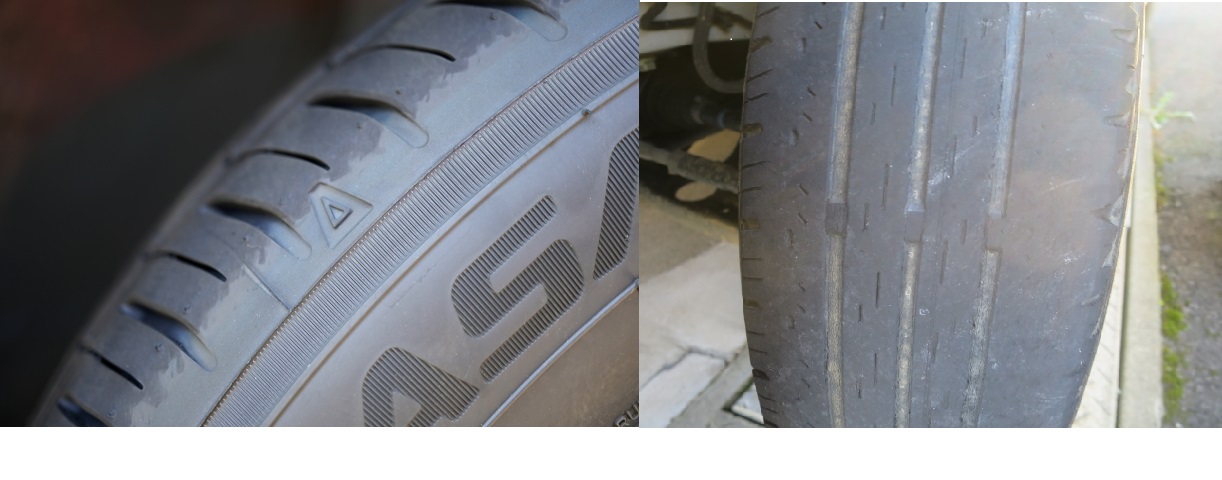 タイヤの状態をセルフチェック