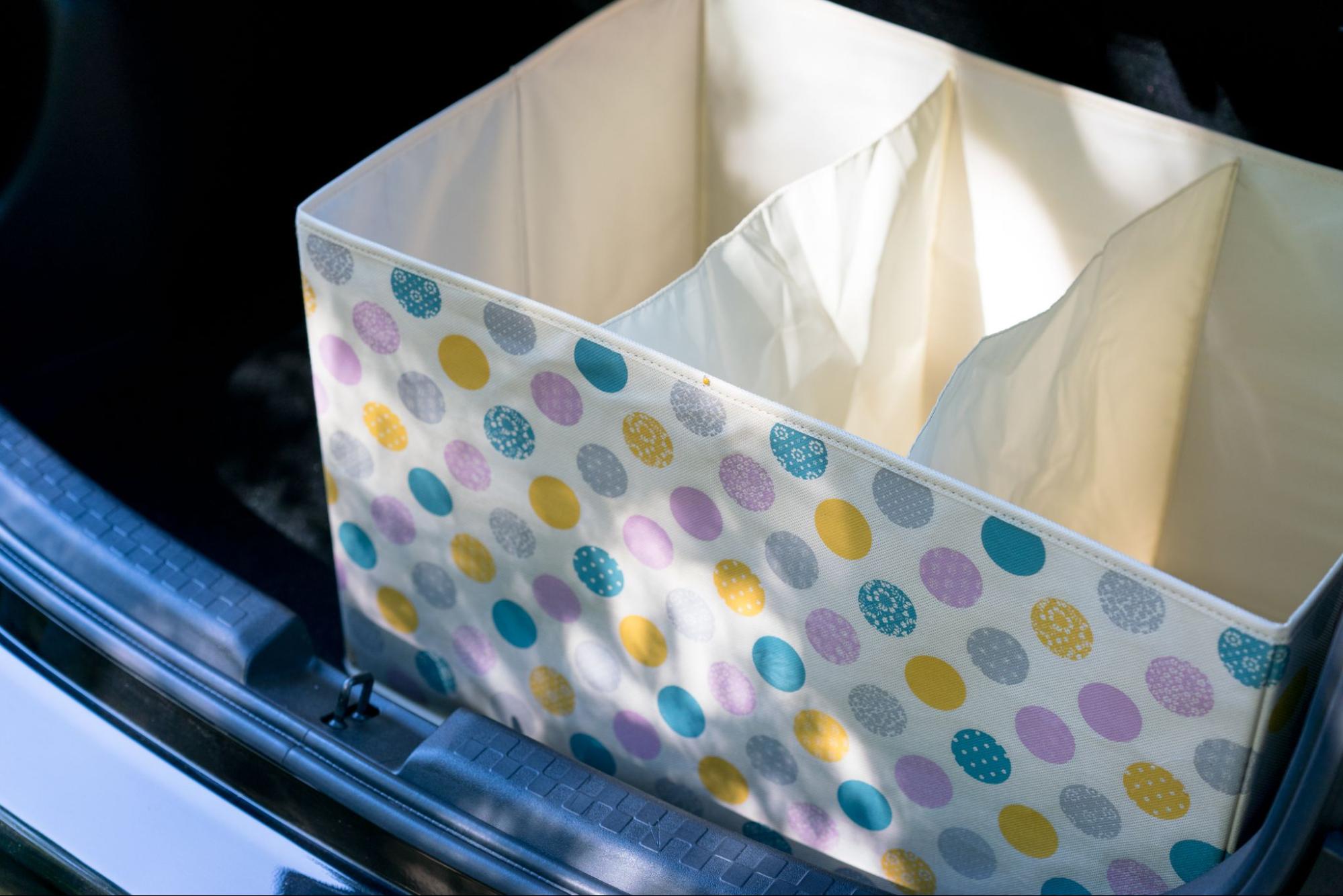 ⑪折りたたみ式収納ボックス