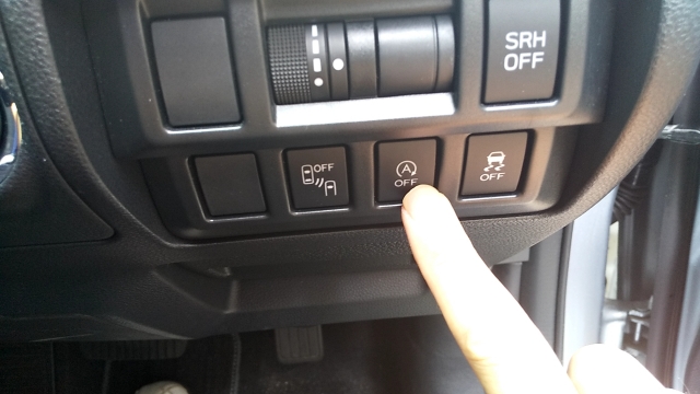 アイドリングストップ機能を意図的にOFF