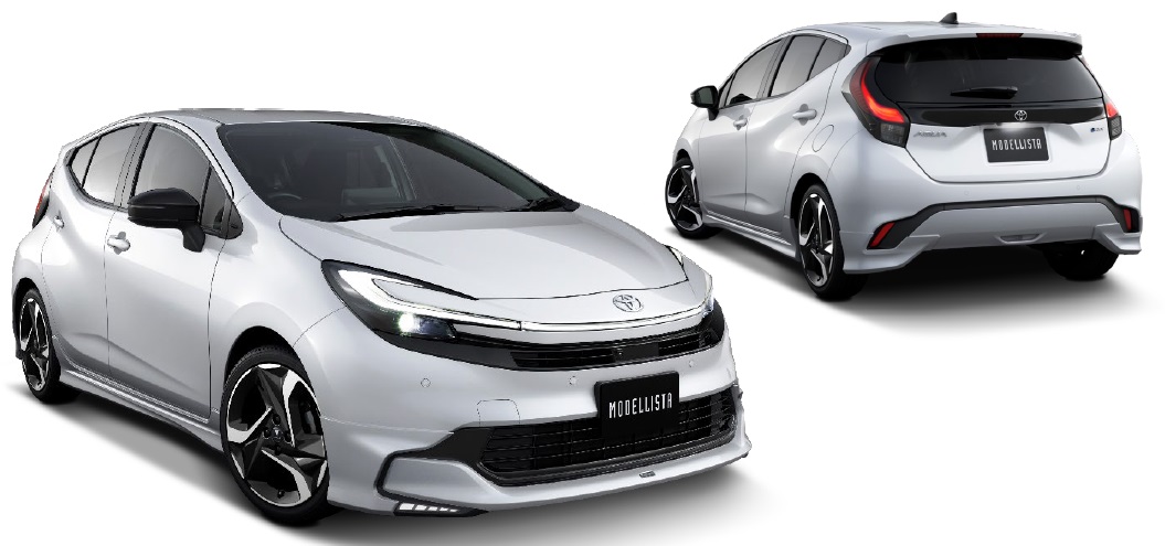 モデリスタブランドから新型アクア用 “カスタマイズアイテム”発売