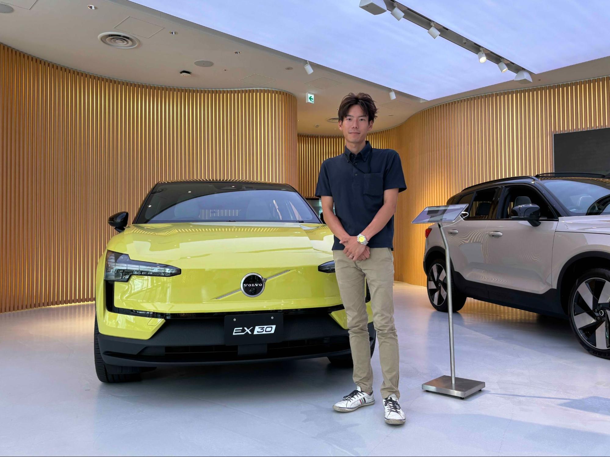 青山でプロドライバーとVOLVOを楽しむ Volvo Studio Tokyo