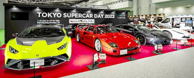 【東京都・東京ビッグサイト】世界の名車が集結！「TOKYO SUPERCAR DAY 2025」Japan Mobility Showで開催