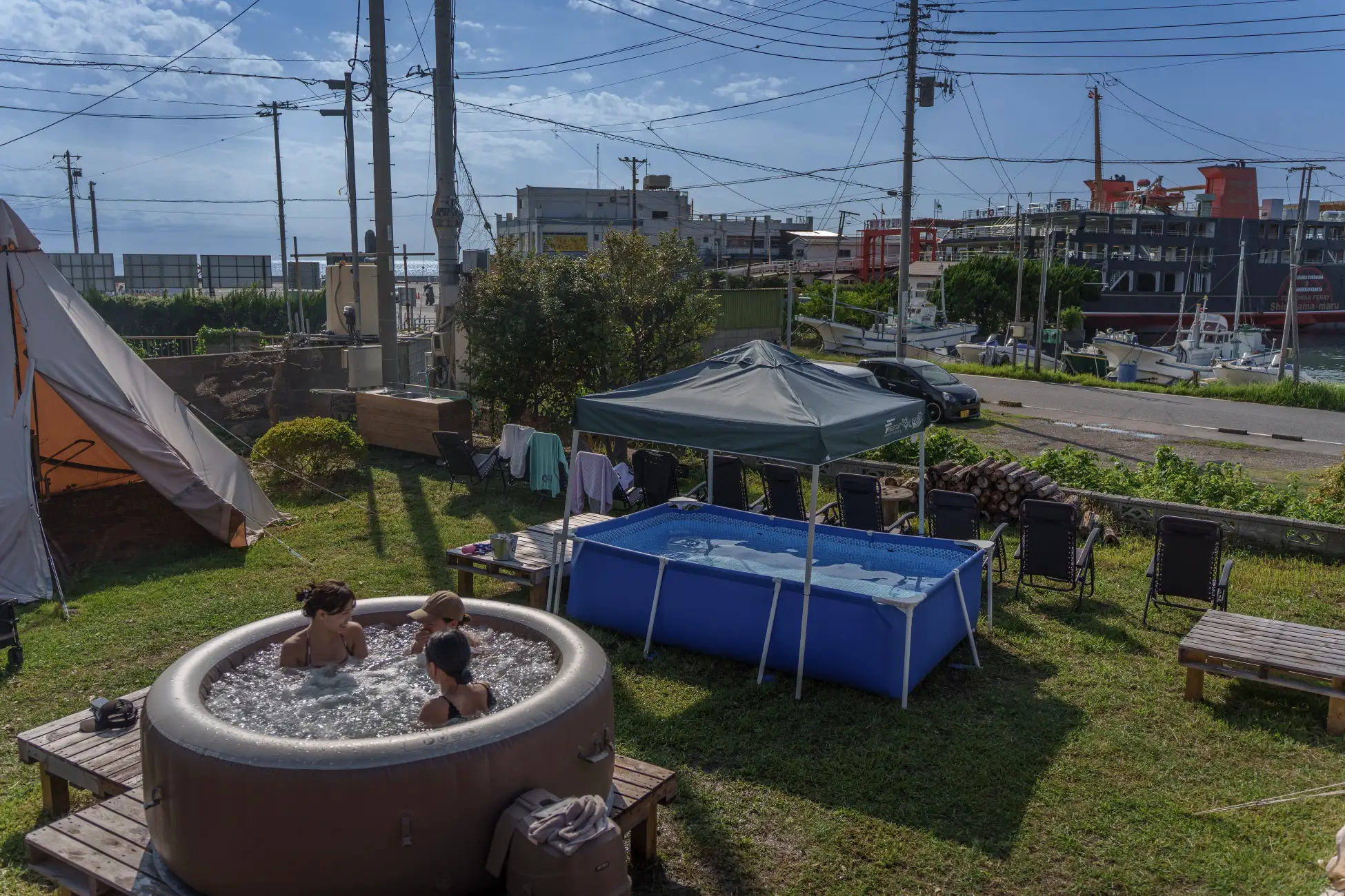 海辺で“ととのう”を超える体験を。「UMISOBU（ウミソブ）」本格始動（千葉県富津市）  サウナ×BBQ×プール×ジャグジー。海と遊ぶアウトドアリトリート空間