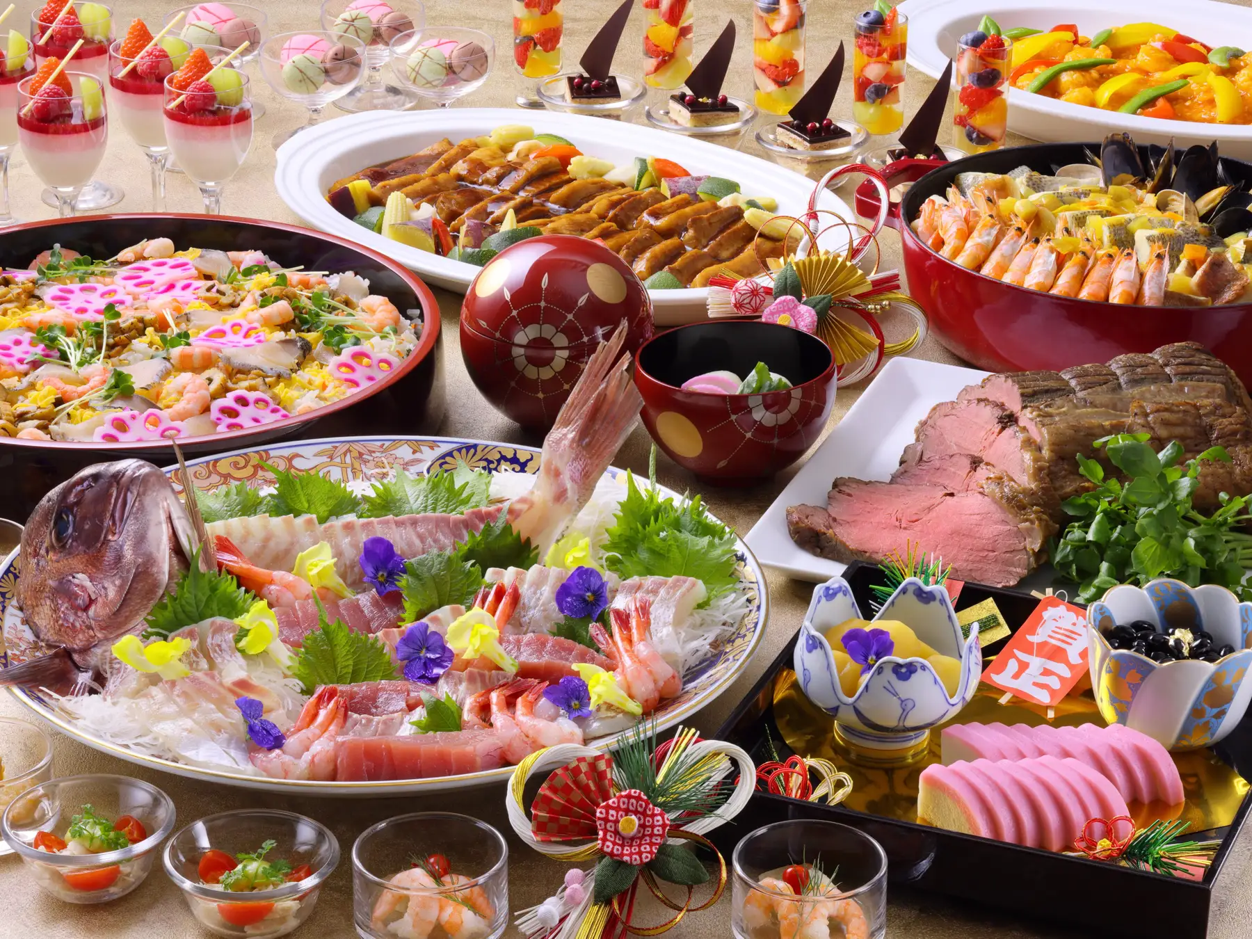 ホテルオークラ神戸で迎える華やかなお正月 「新春ファミリーブッフェ」＆特別イベント開催