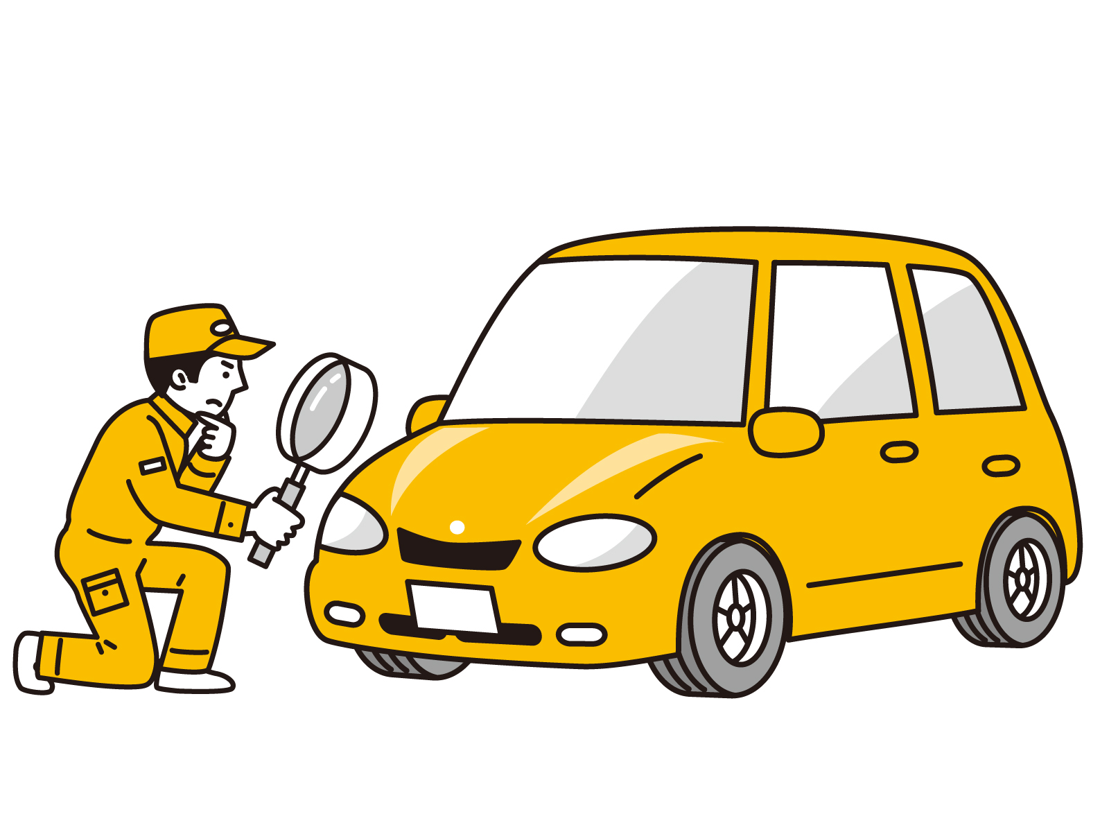 車の小傷の種類