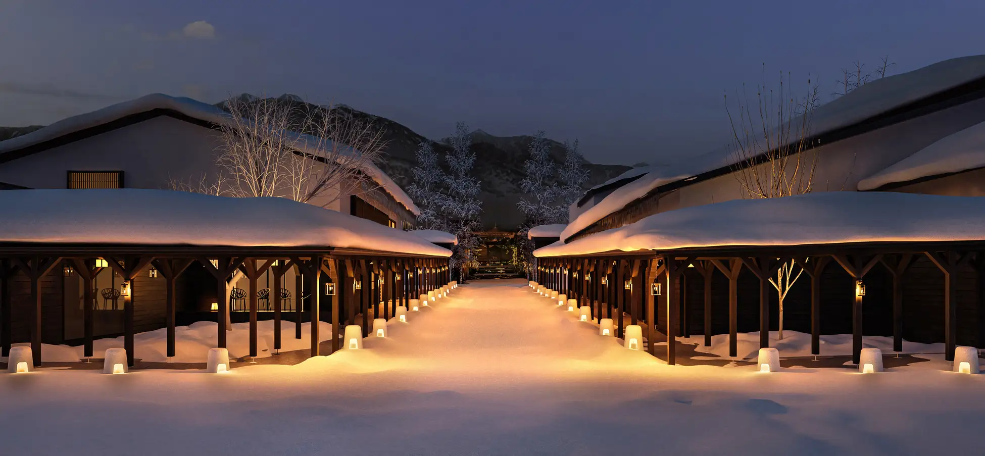 【長野・大町温泉郷】雪国の灯りが揺らめく、冬だけの幻想体験  界 アルプスでライトアップイベント「雪国がんぎあかり」初開催（12/20〜2/28）