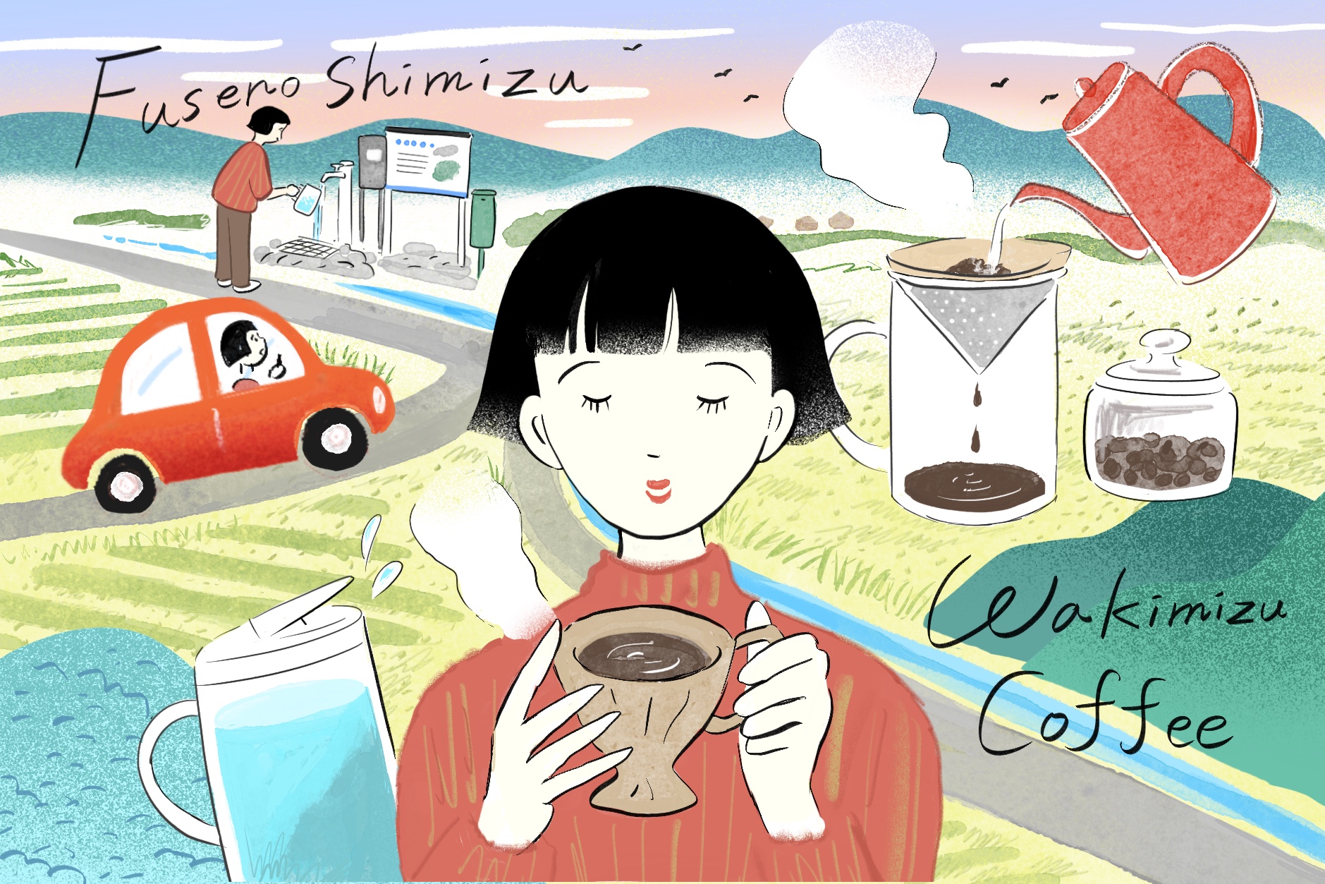 湧水でコーヒーをいただきました　Vol.3