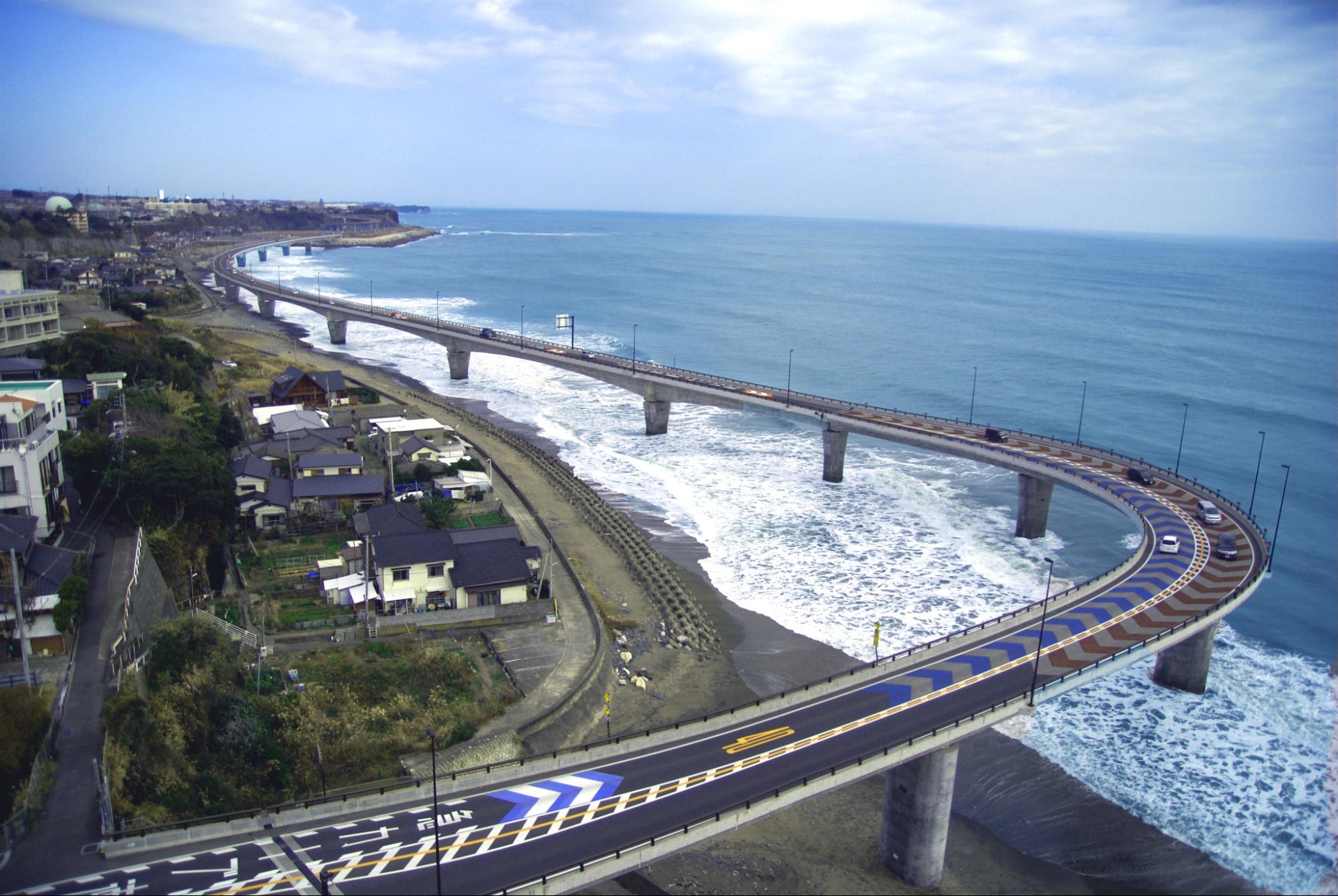 太平洋の「上」をドライブ！/日立シーサイドロード