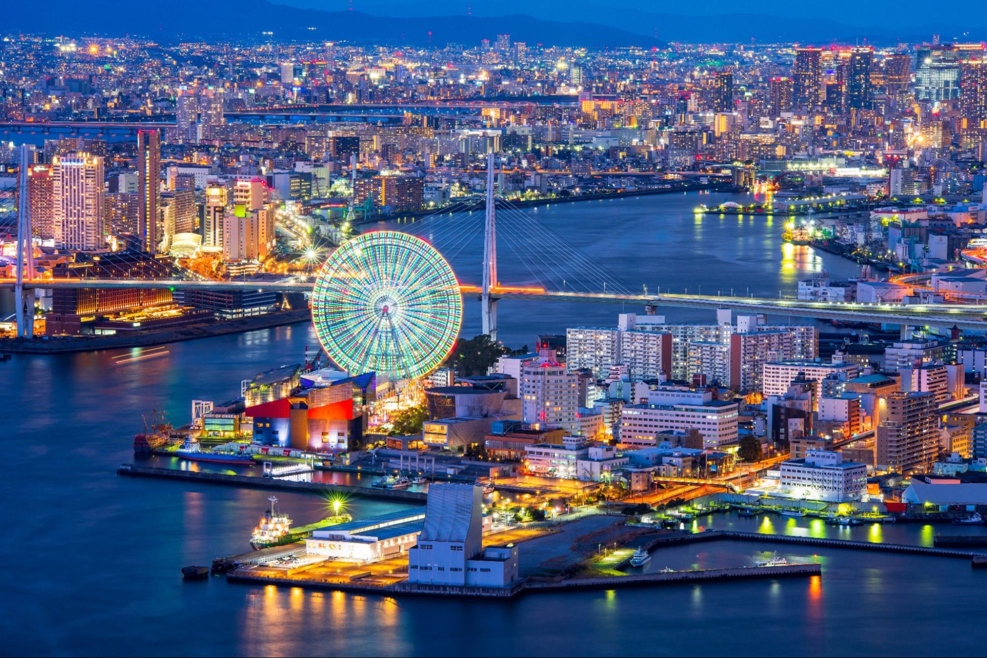 海と夜景が広がる大阪のリゾートゾーン / 大阪ベイエリア