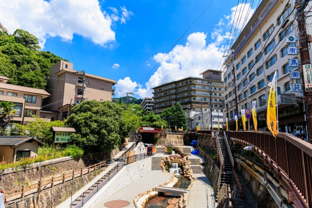 ①有馬温泉（兵庫県）