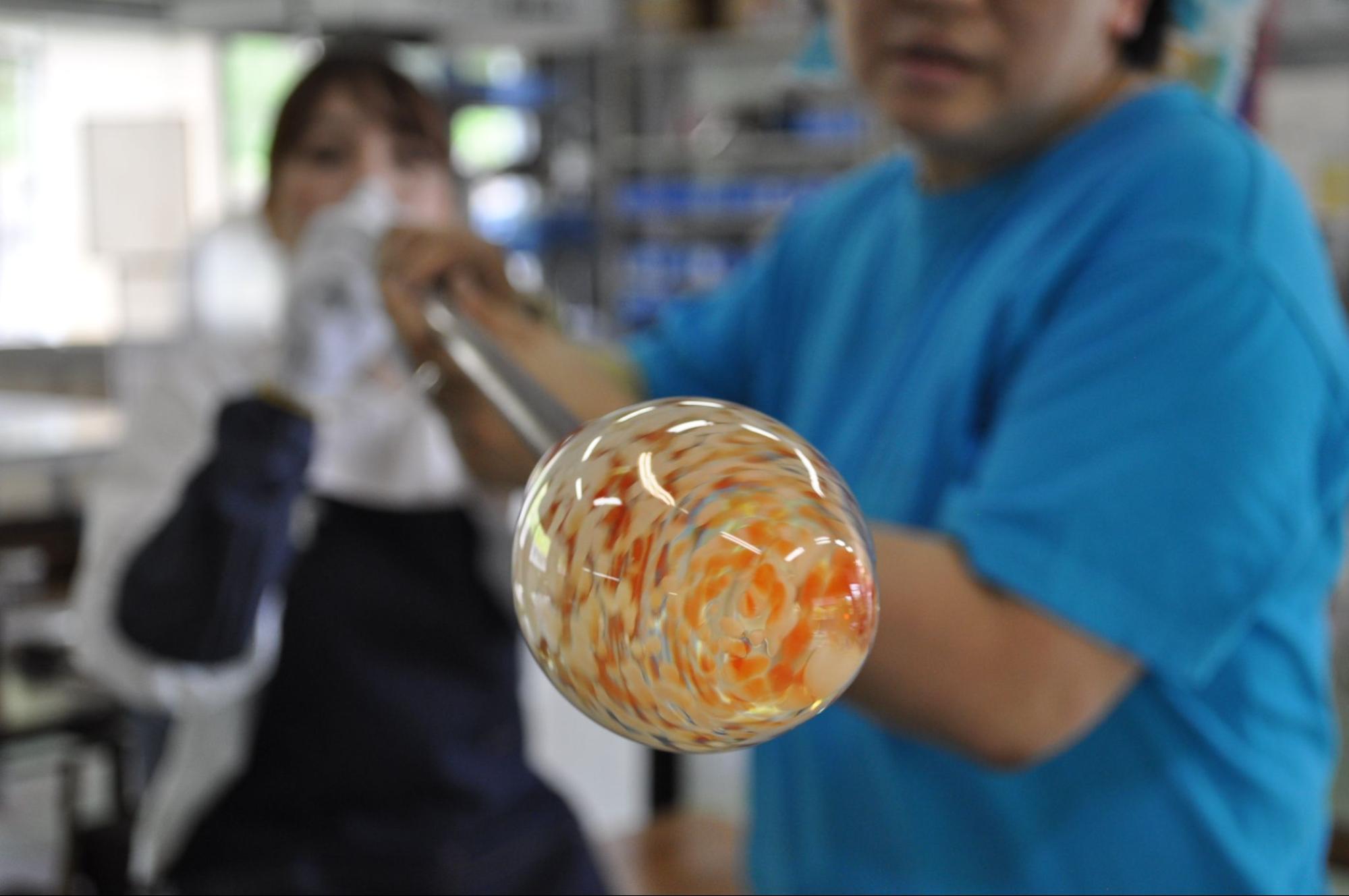 世界にひとつのガラス作品づくり体験 / 三田市ガラス工芸館