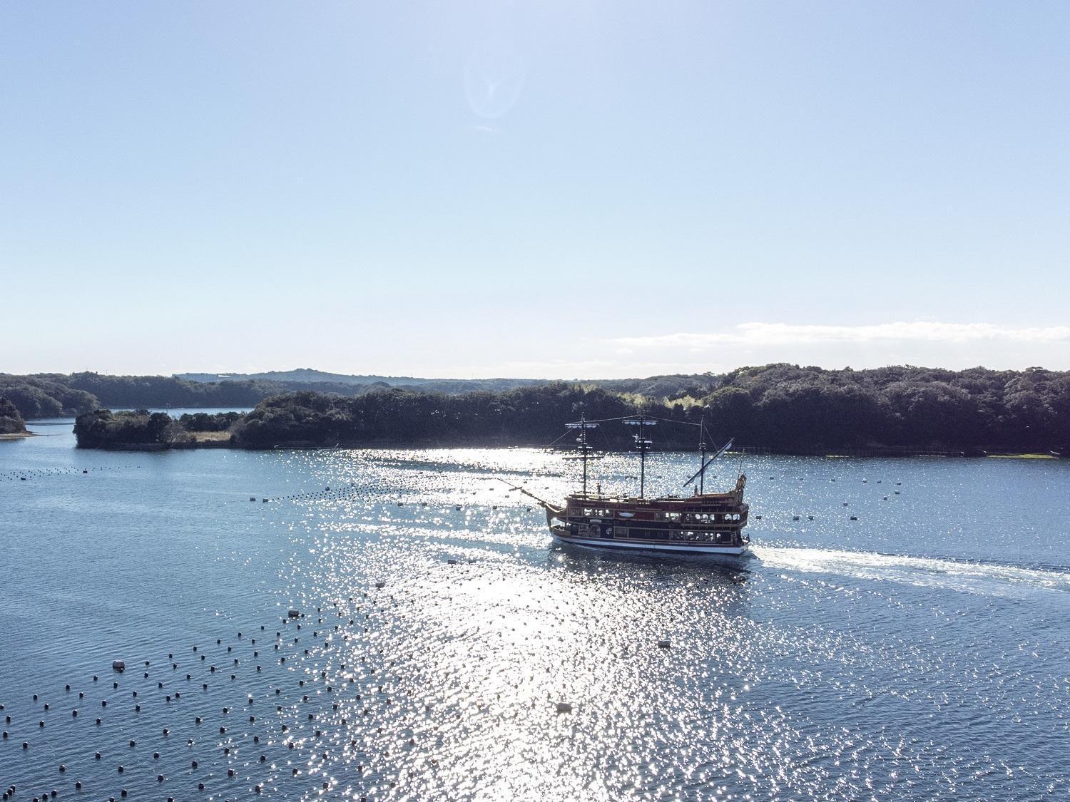 スペイン帆船をモデルにした観光船 /賢島エスパーニャクルーズ