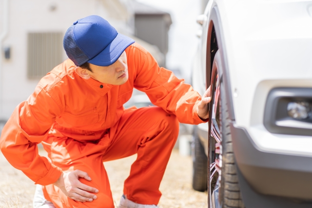 タイヤのパンクを防ぐコツ