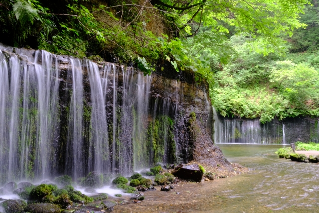 ④白糸の滝(長野県)